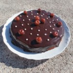 France-Gateau au chocolat et aux cerises a l'eau de vie